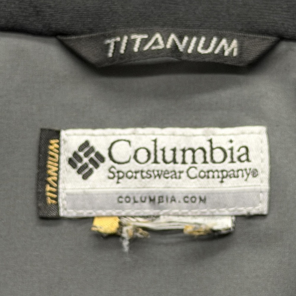 Columbia Jacket Womens Large Gray Windbreaker Titanium Omni-Tech Insulated Lined - Picture 2 of 10